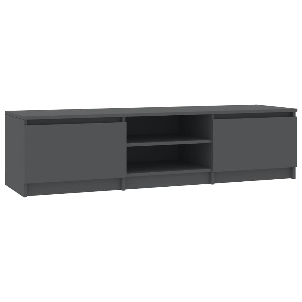 Meuble TV Gris 140x40x35,5 cm Bois d'ingénierie Meubles TV vidaXL