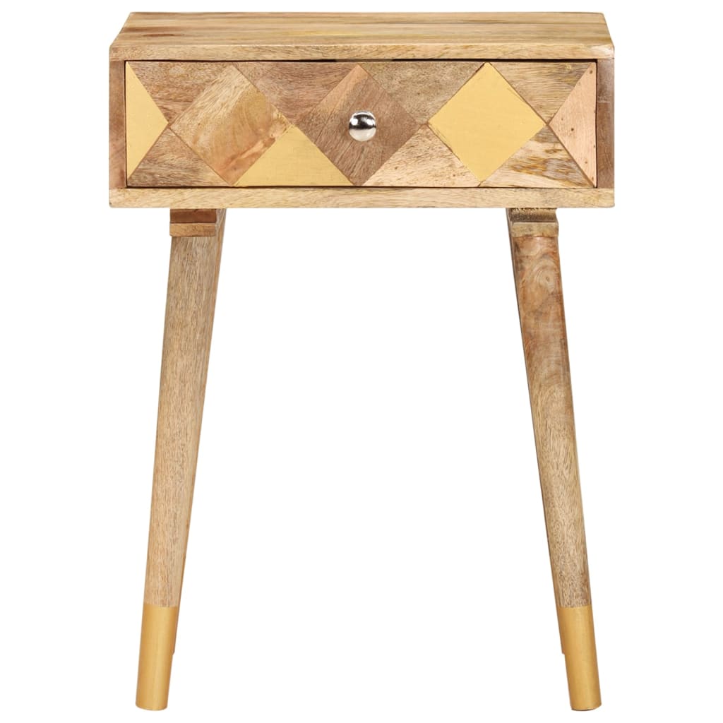 Table de chevet 43 x 30 x 58 cm Bois de manguier massif Tables de chevet vidaXL   