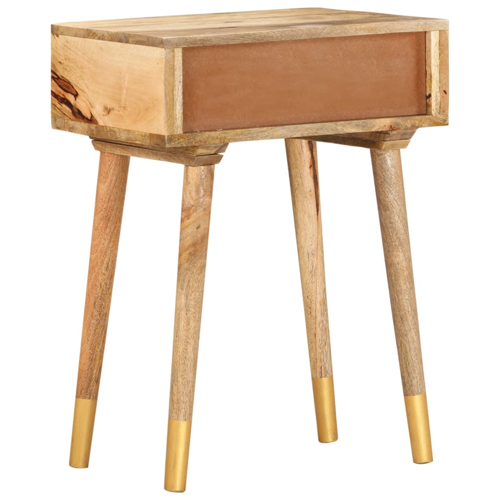 Table de chevet 43 x 30 x 58 cm Bois de manguier massif Tables de chevet vidaXL   