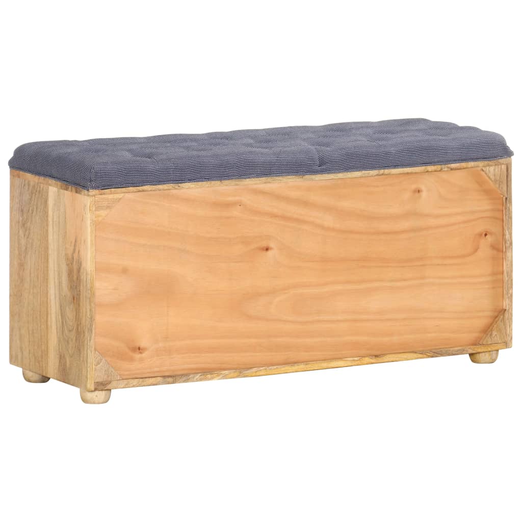 Banc d'entrée 100x35x47 cm Bois de manguier solide Bancs coffres vidaXL