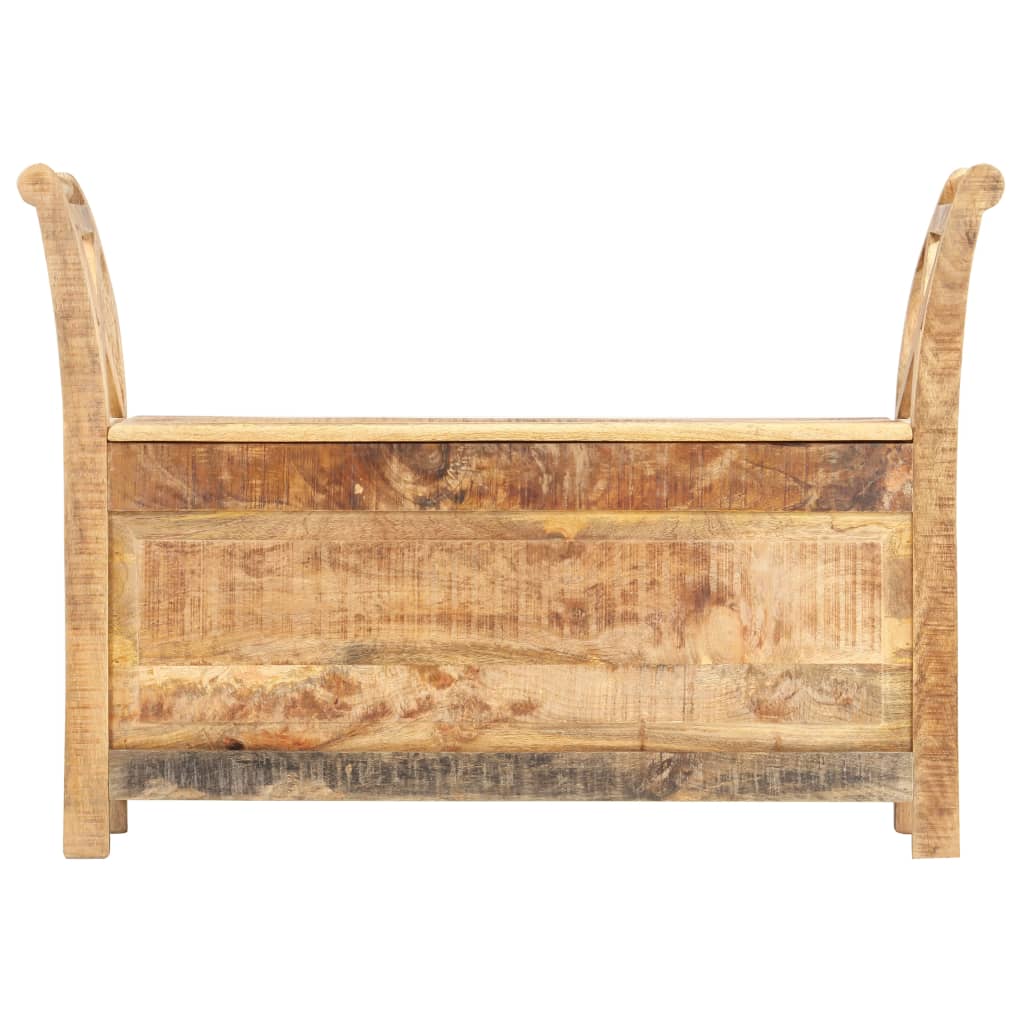 Banc d'entrée 103x33x72 cm Bois de manguier solide Bancs coffres vidaXL