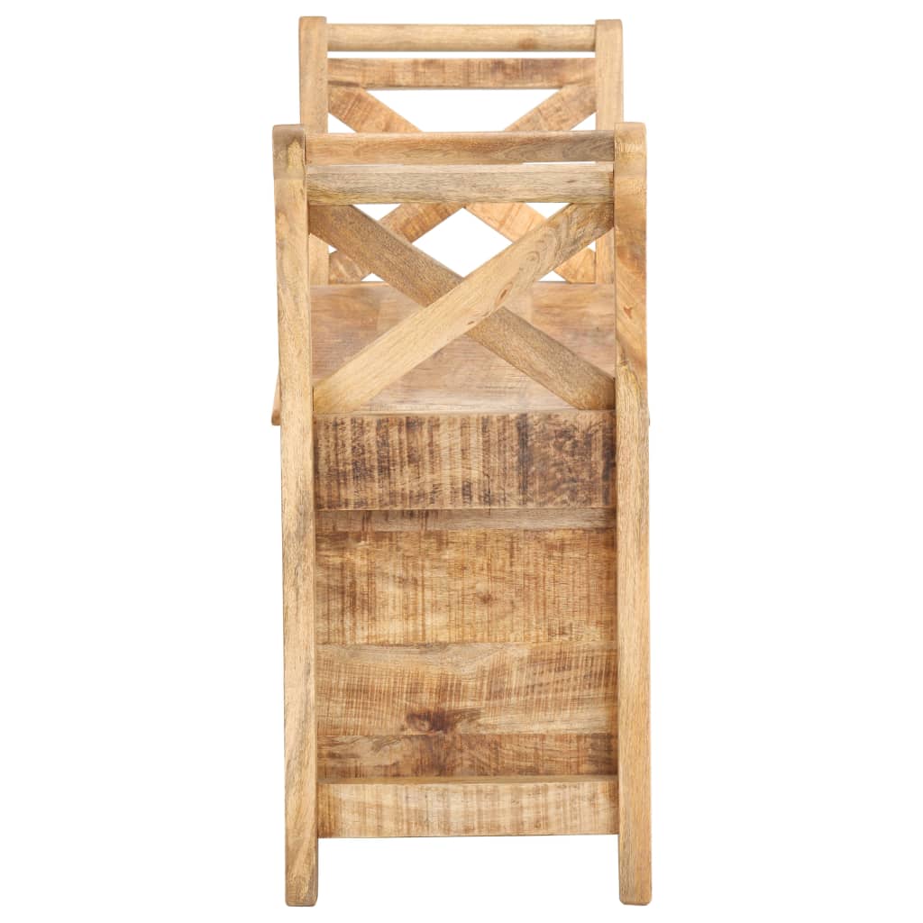 Banc d'entrée 103x33x72 cm Bois de manguier solide Bancs coffres vidaXL