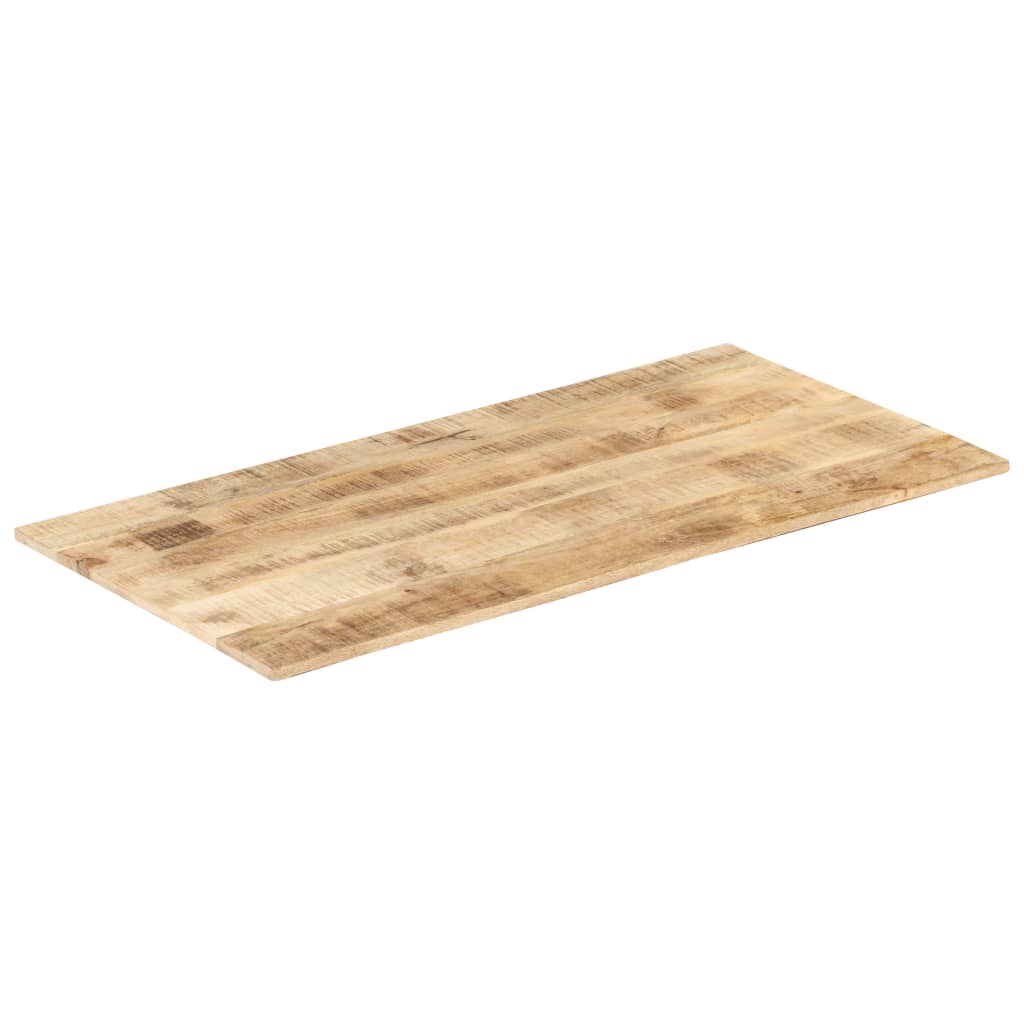 Dessus de table bois de manguier solide 15-16 mm 100x60 cm Plateaux de table vidaXL