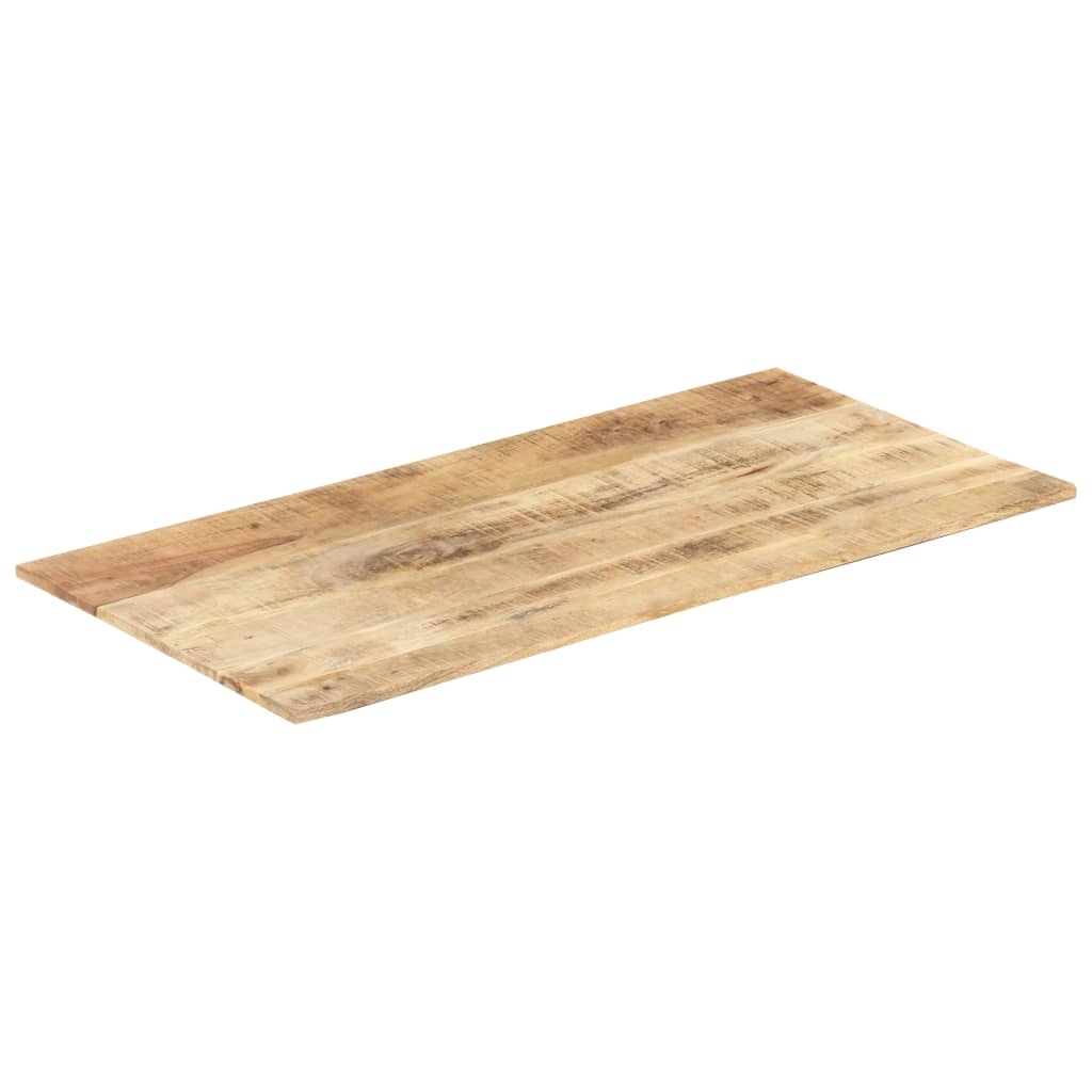 Dessus de table bois de manguier solide 15-16 mm 100x60 cm Plateaux de table vidaXL