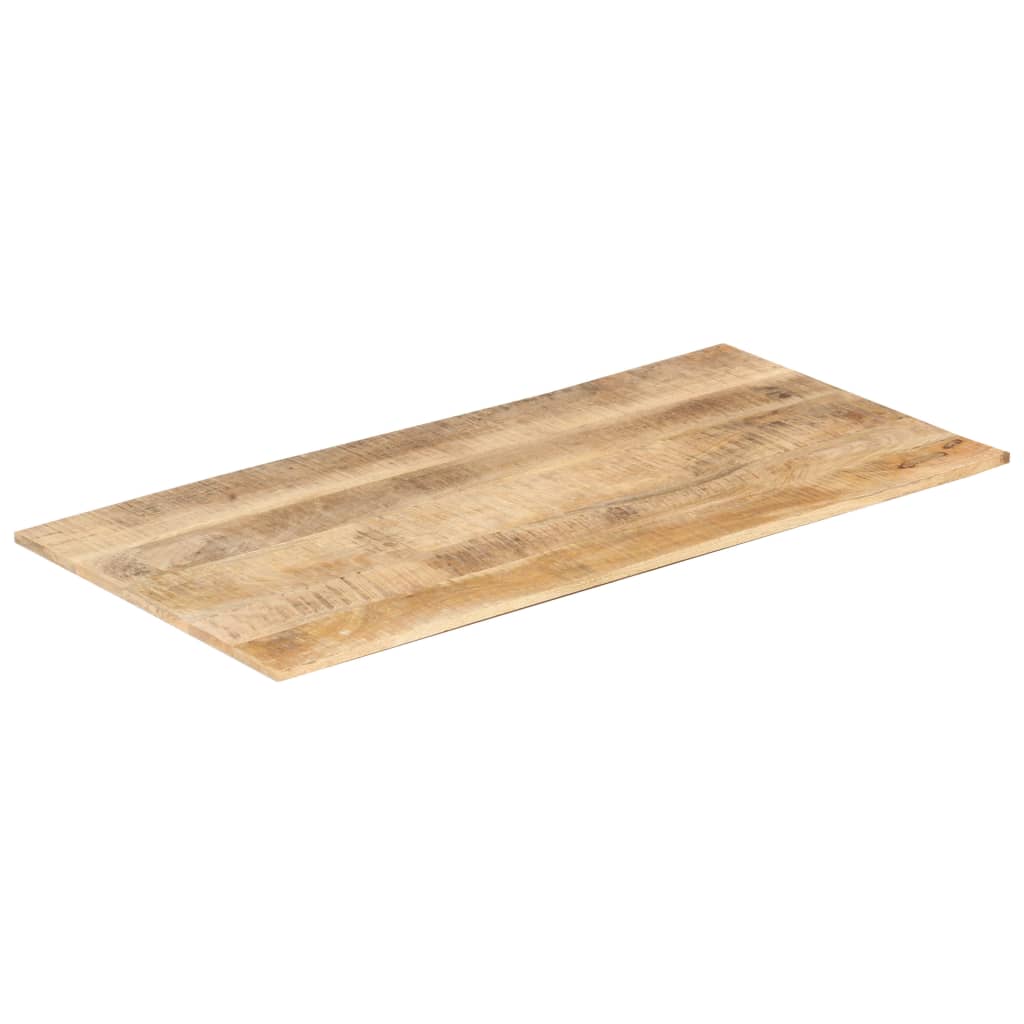 Dessus de table bois de manguier solide 15-16 mm 100x60 cm Plateaux de table vidaXL