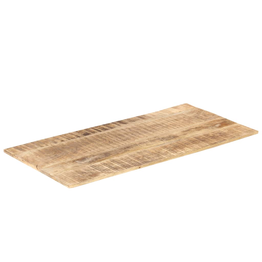 Dessus de table bois de manguier solide 15-16 mm 100x60 cm Plateaux de table vidaXL