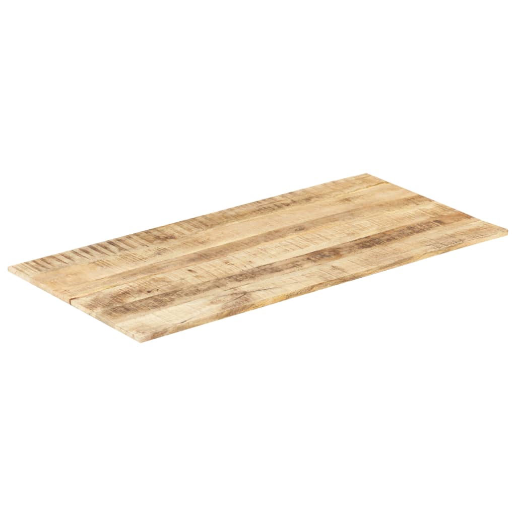 Dessus de table bois de manguier solide 15-16 mm 100x60 cm Plateaux de table vidaXL