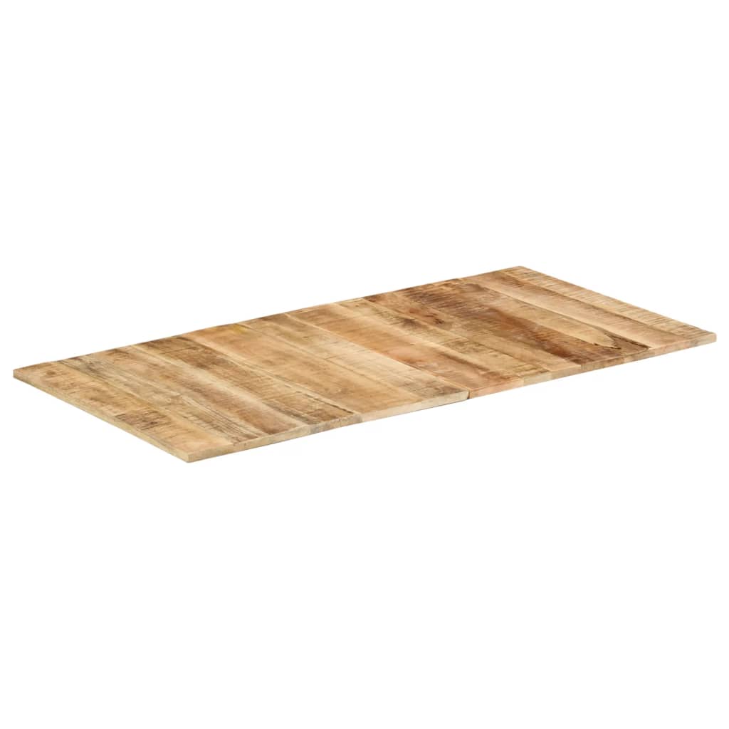 Dessus de table bois de manguier solide 15-16 mm 120x60 cm Plateaux de table vidaXL