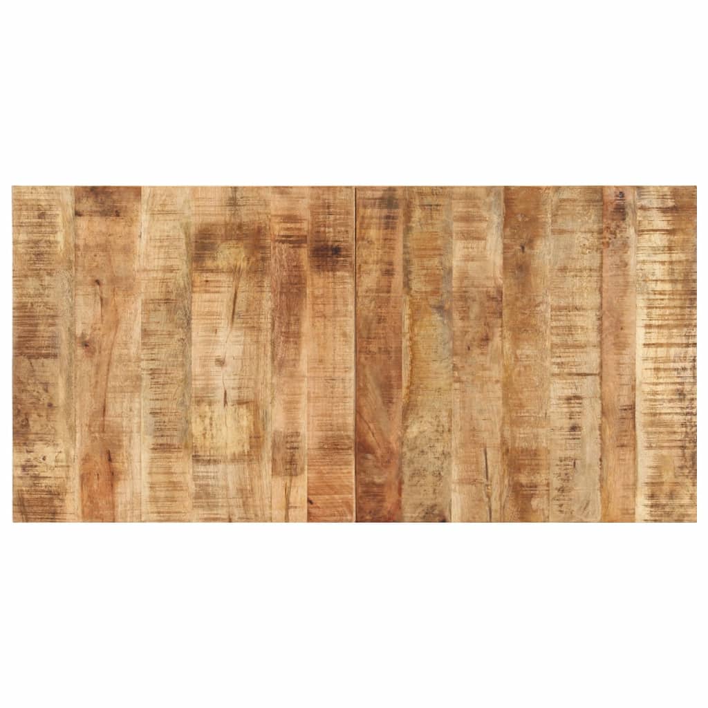 Dessus de table bois de manguier solide 15-16 mm 120x60 cm Plateaux de table vidaXL