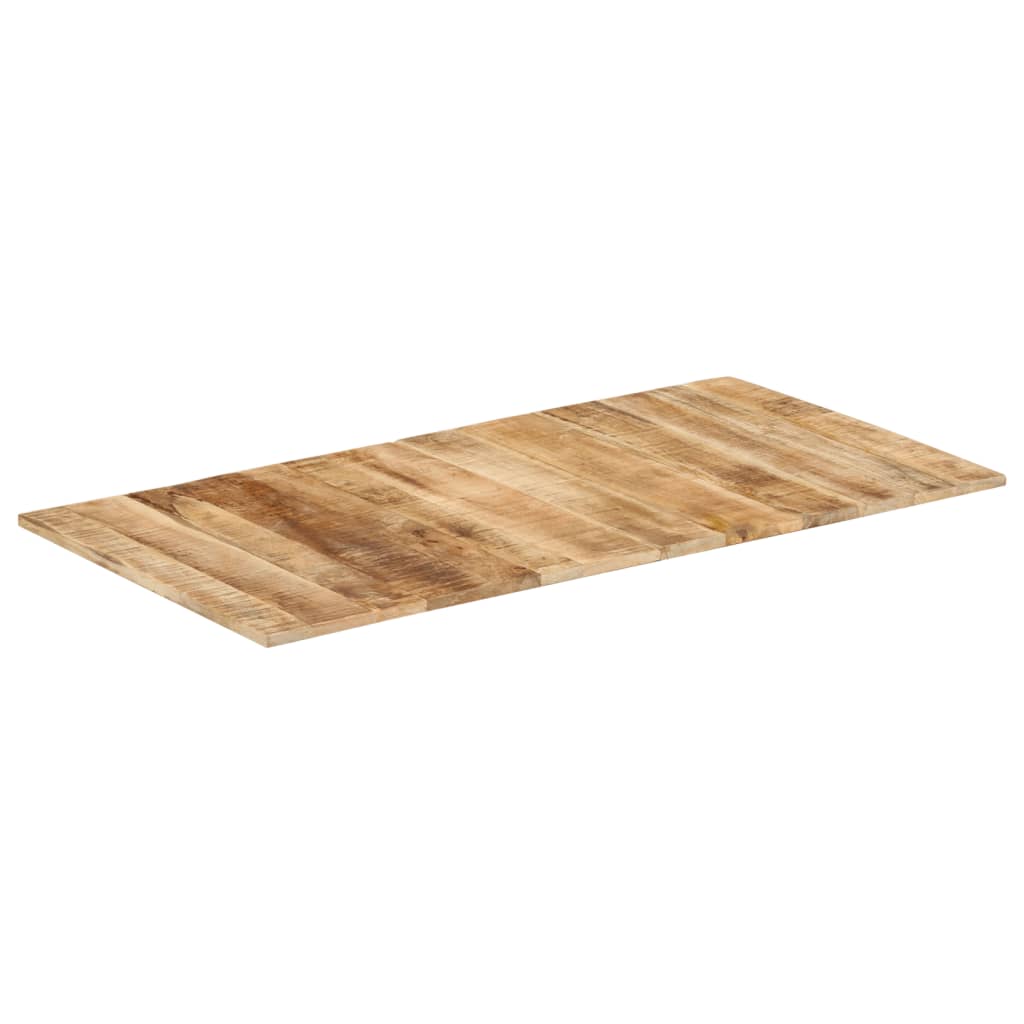 Dessus de table bois de manguier solide 15-16 mm 120x60 cm Plateaux de table vidaXL