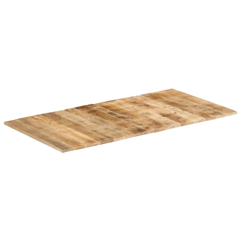 Dessus de table bois de manguier solide 15-16 mm 120x60 cm Plateaux de table vidaXL