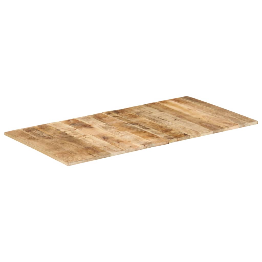 Dessus de table bois de manguier solide 15-16 mm 120x60 cm Plateaux de table vidaXL