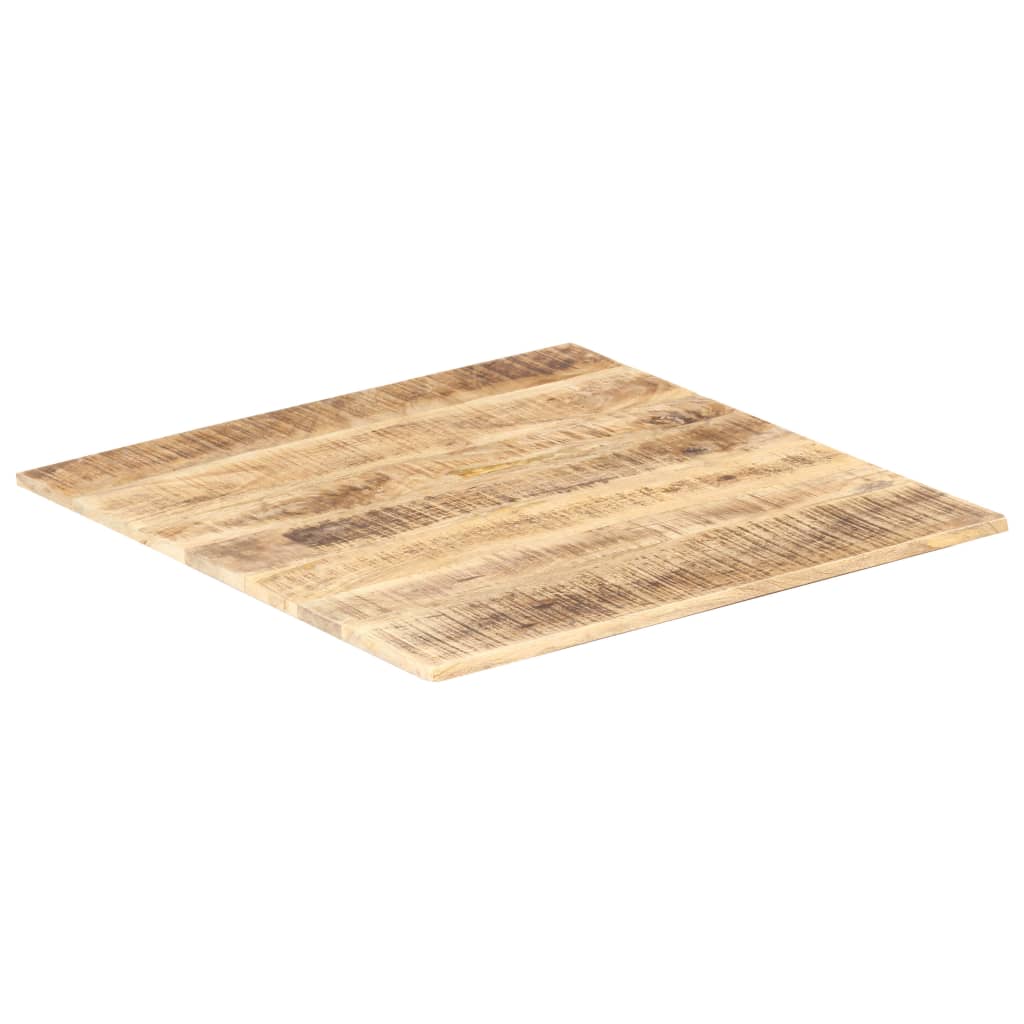 Dessus de table Bois de manguier solide 15-16 mm 80x80 cm Plateaux de table vidaXL