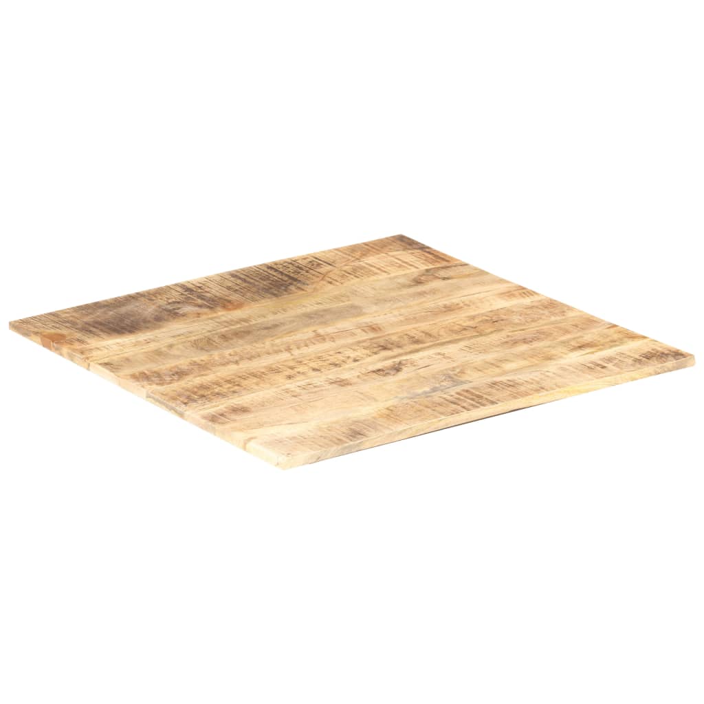 Dessus de table Bois de manguier solide 15-16 mm 80x80 cm Plateaux de table vidaXL