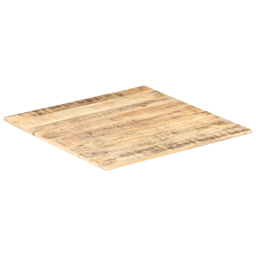 Dessus de table Bois de manguier solide 15-16 mm 80x80 cm Plateaux de table vidaXL