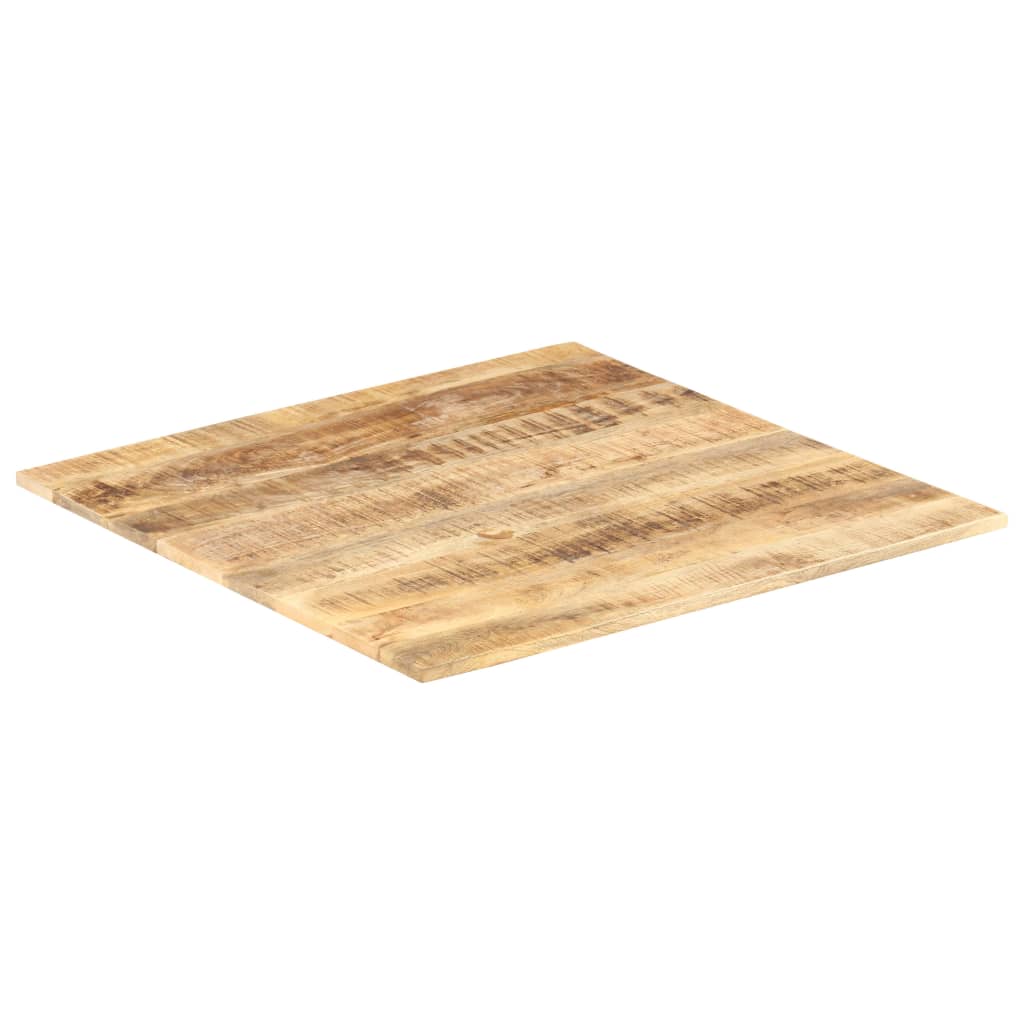 Dessus de table Bois de manguier solide 15-16 mm 80x80 cm Plateaux de table vidaXL