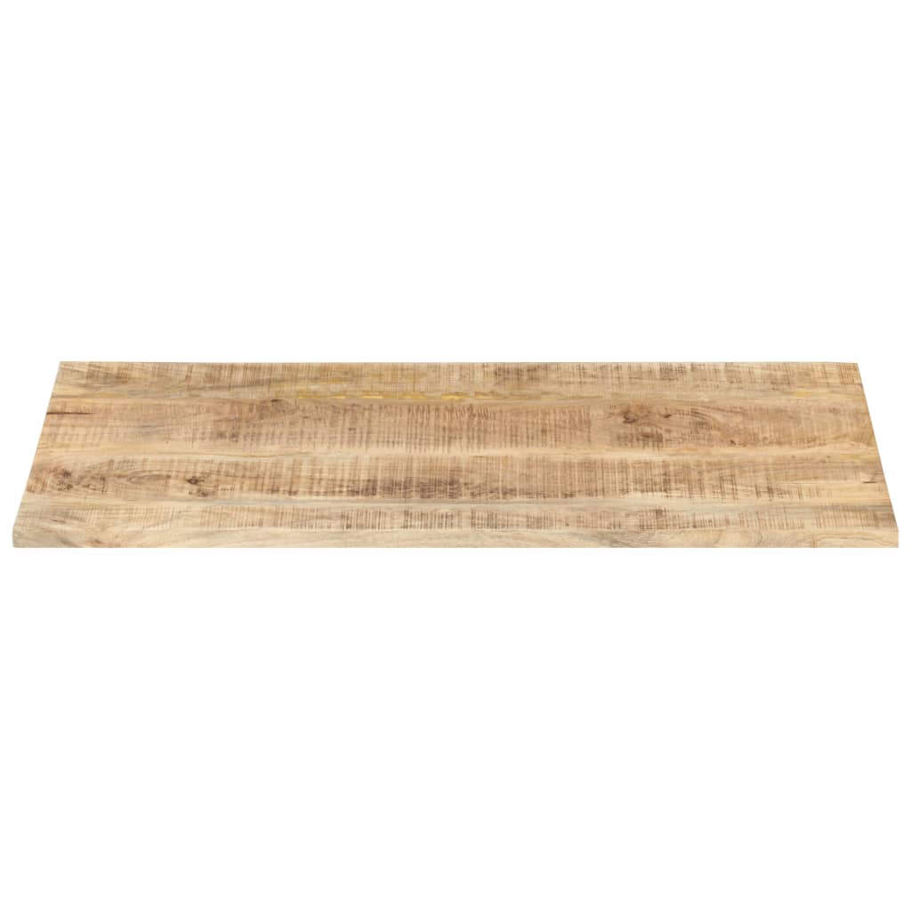 Dessus de table bois de manguier solide 25-27 mm 100x60 cm Plateaux de table vidaXL