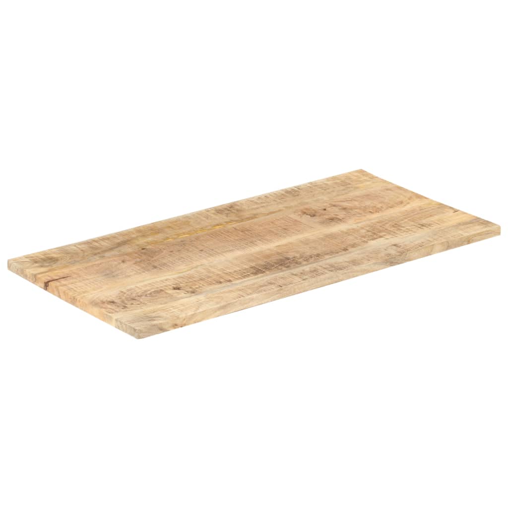 Dessus de table bois de manguier solide 25-27 mm 100x60 cm Plateaux de table vidaXL