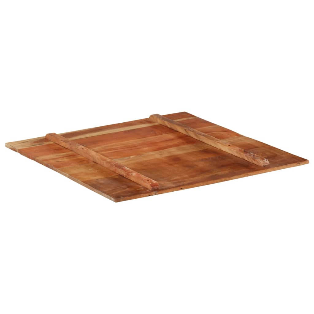 Dessus de table carré 80x80 cm 15-16 mm Bois de récupération Plateaux de table vidaXL   