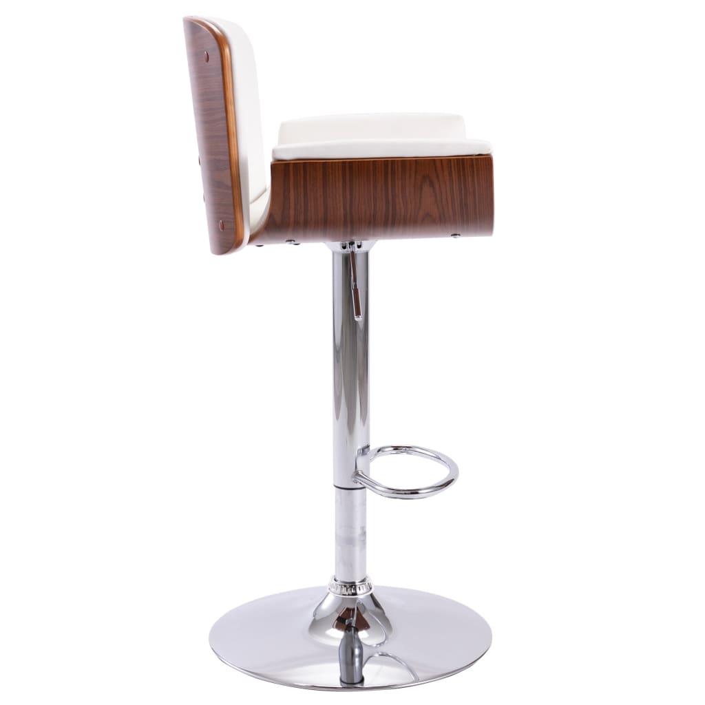 Tabouret de bar Blanc Similicuir Tabourets de bar vidaXL   