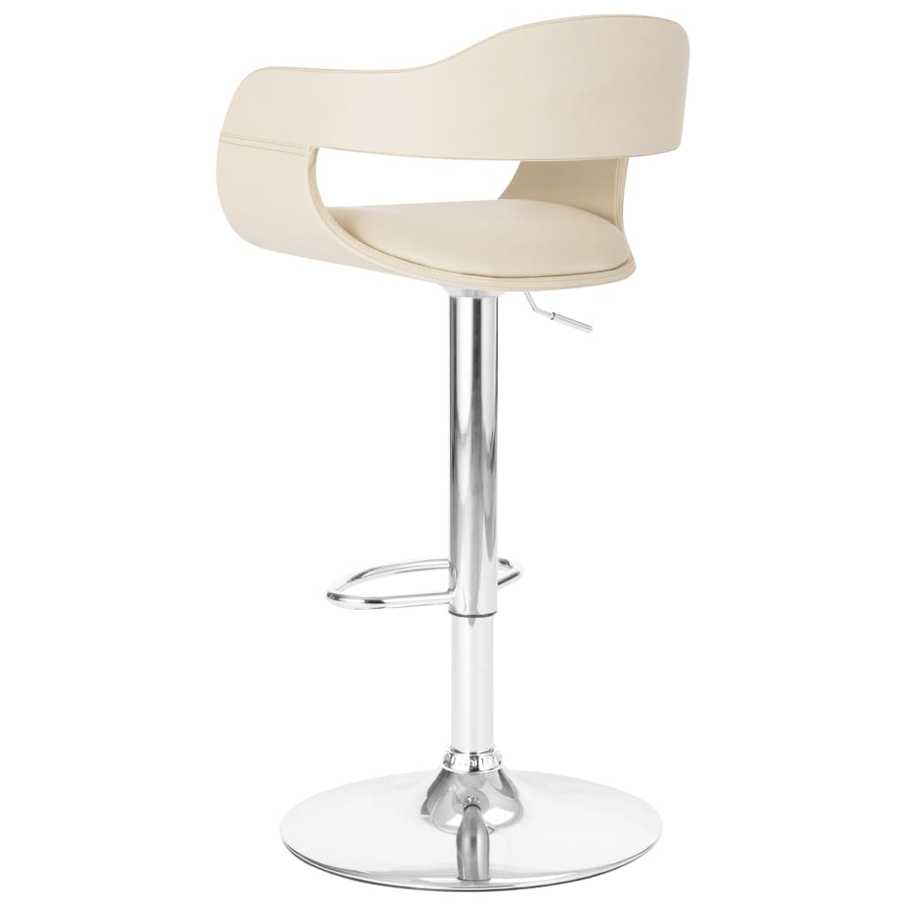 Tabouret de bar Blanc Similicuir - Xios Store SNC