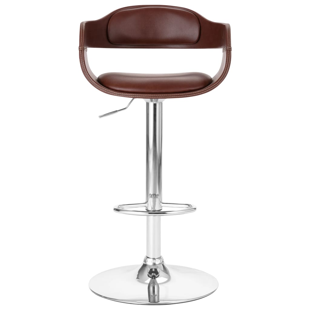 Tabouret de bar Marron Similicuir Tabourets de bar vidaXL   