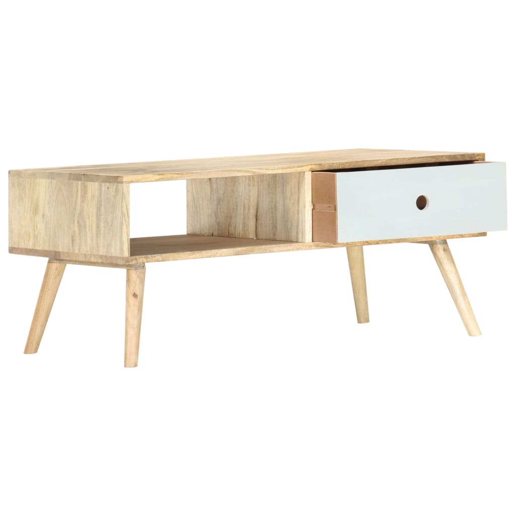 Table basse 90x50x40 cm Bois de manguier massif Tables basses vidaXL   