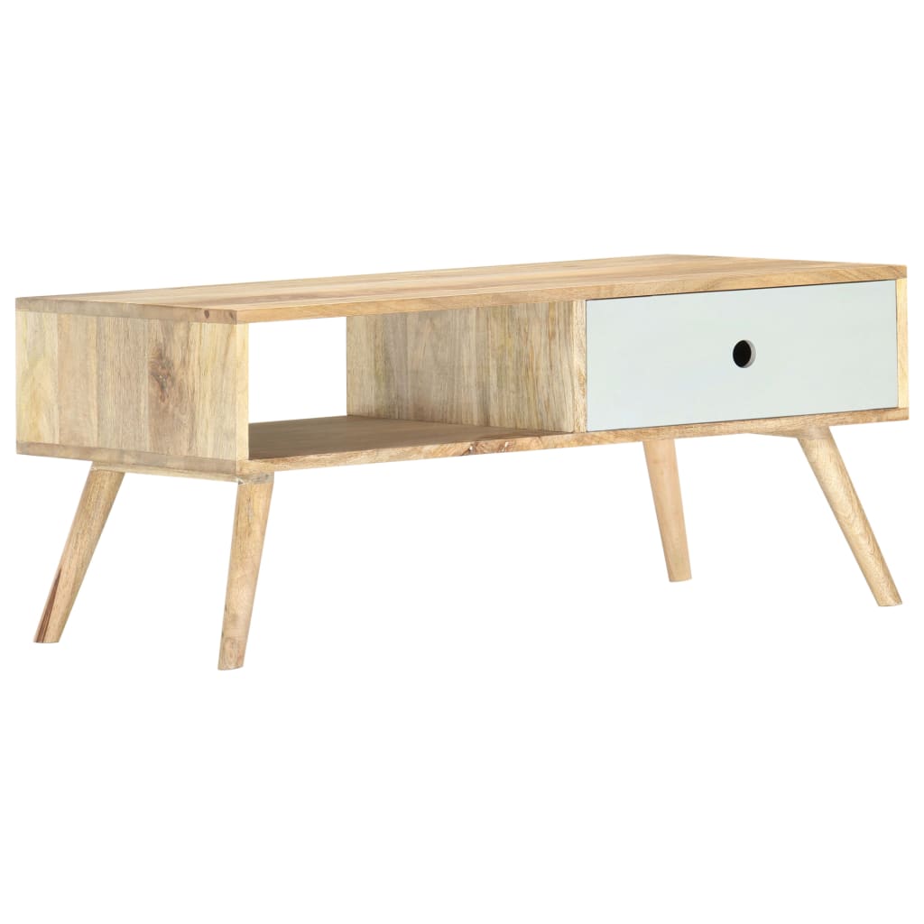 Table basse 90x50x40 cm Bois de manguier massif Tables basses vidaXL   