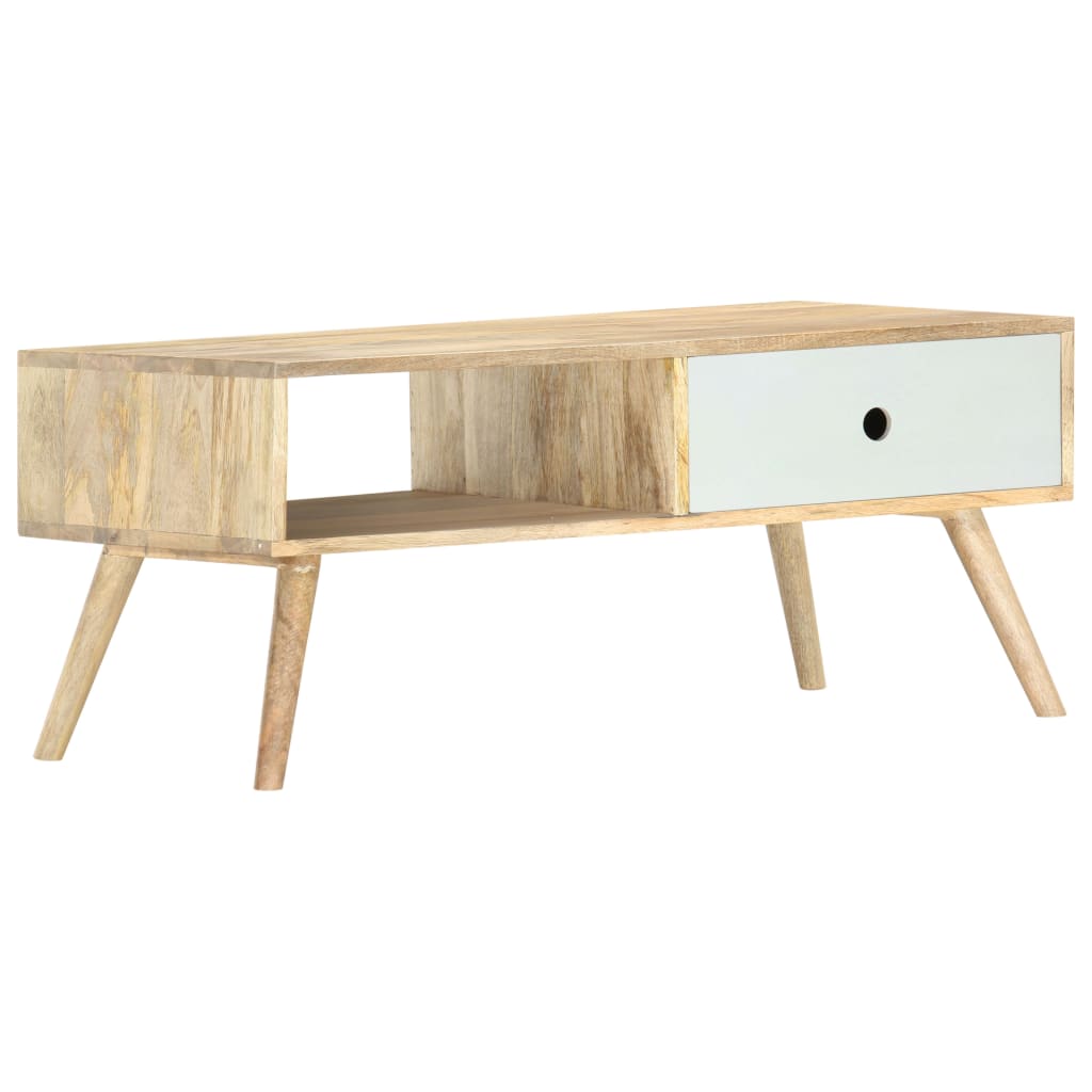 Table basse 90x50x40 cm Bois de manguier massif Tables basses vidaXL   