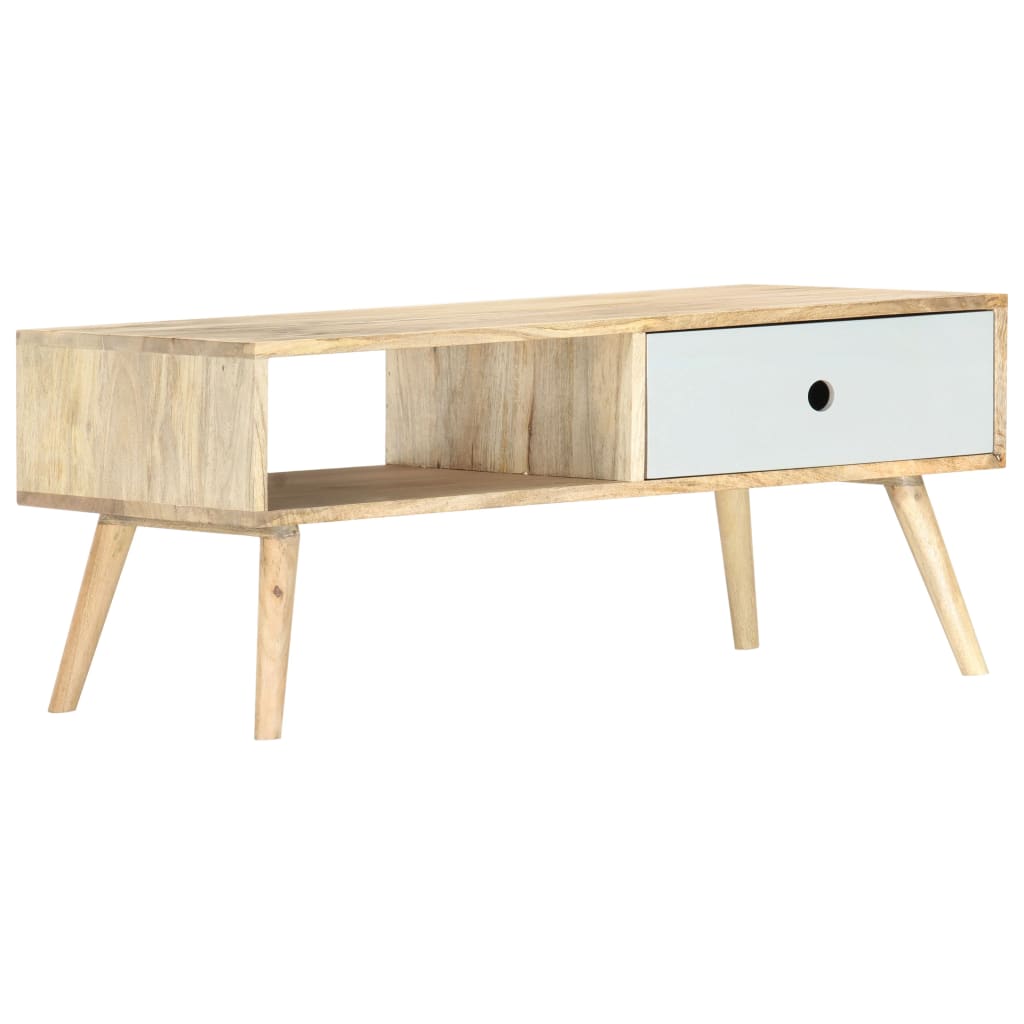 Table basse 90x50x40 cm Bois de manguier massif Tables basses vidaXL   