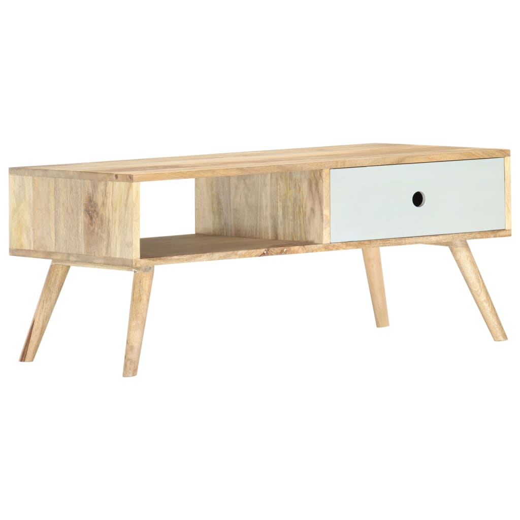 Table basse 90x50x40 cm Bois de manguier massif Tables basses vidaXL   