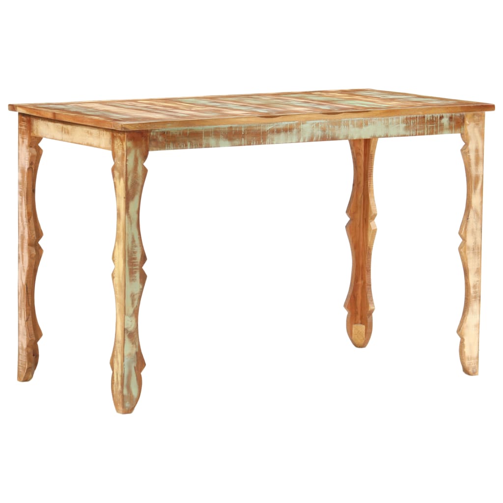 Table de salle à manger 120x60x76cm Bois de récupération massif - Xios Store SNC