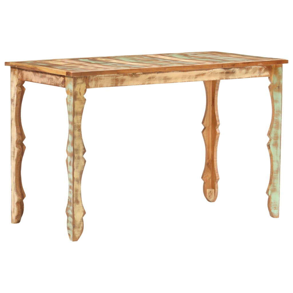 Table de salle à manger 120x60x76cm Bois de récupération massif - Xios Store SNC