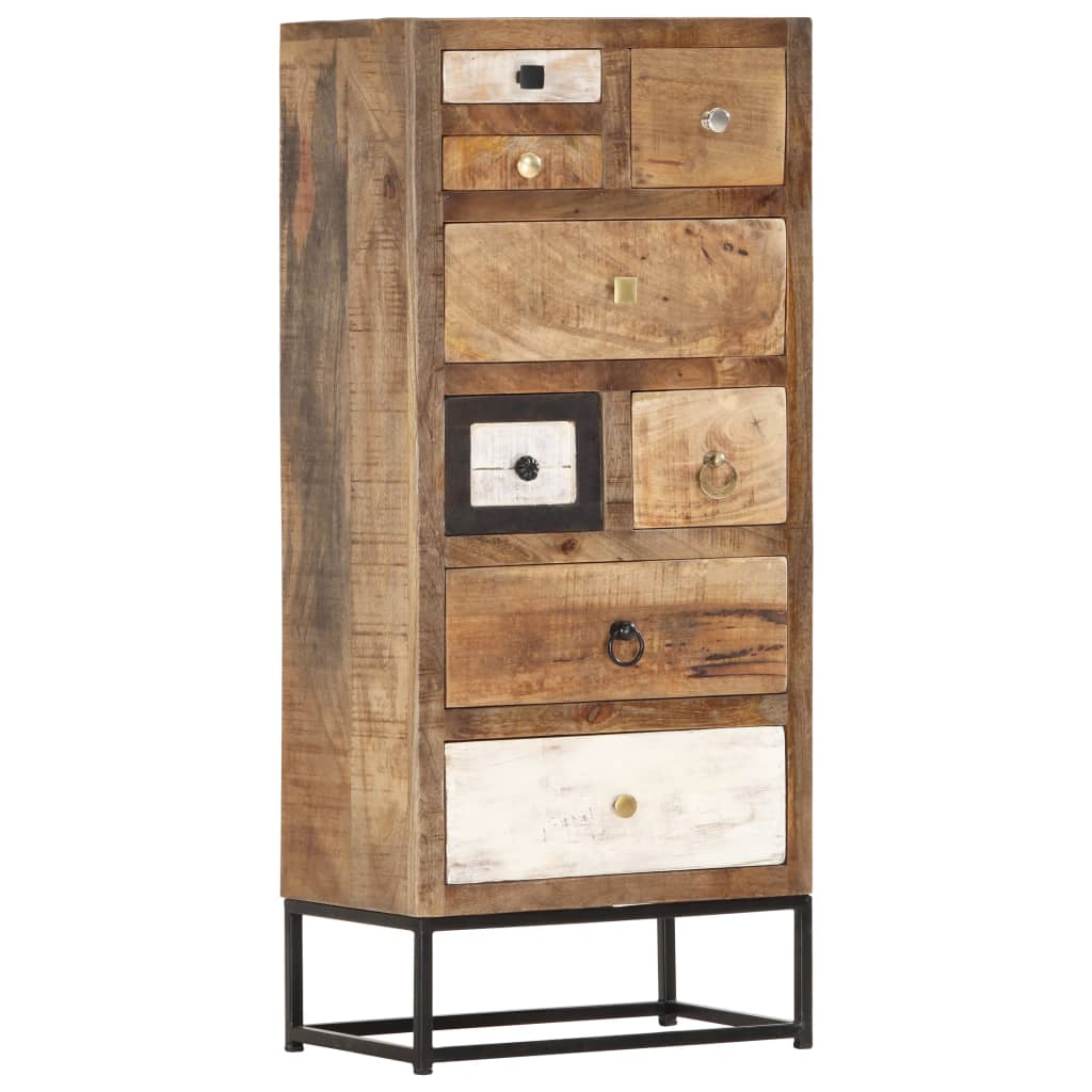 Armoire à tiroirs 45 x 30 x 105 cm Bois de récupération massif Casiers & armoires de rangement vidaXL   