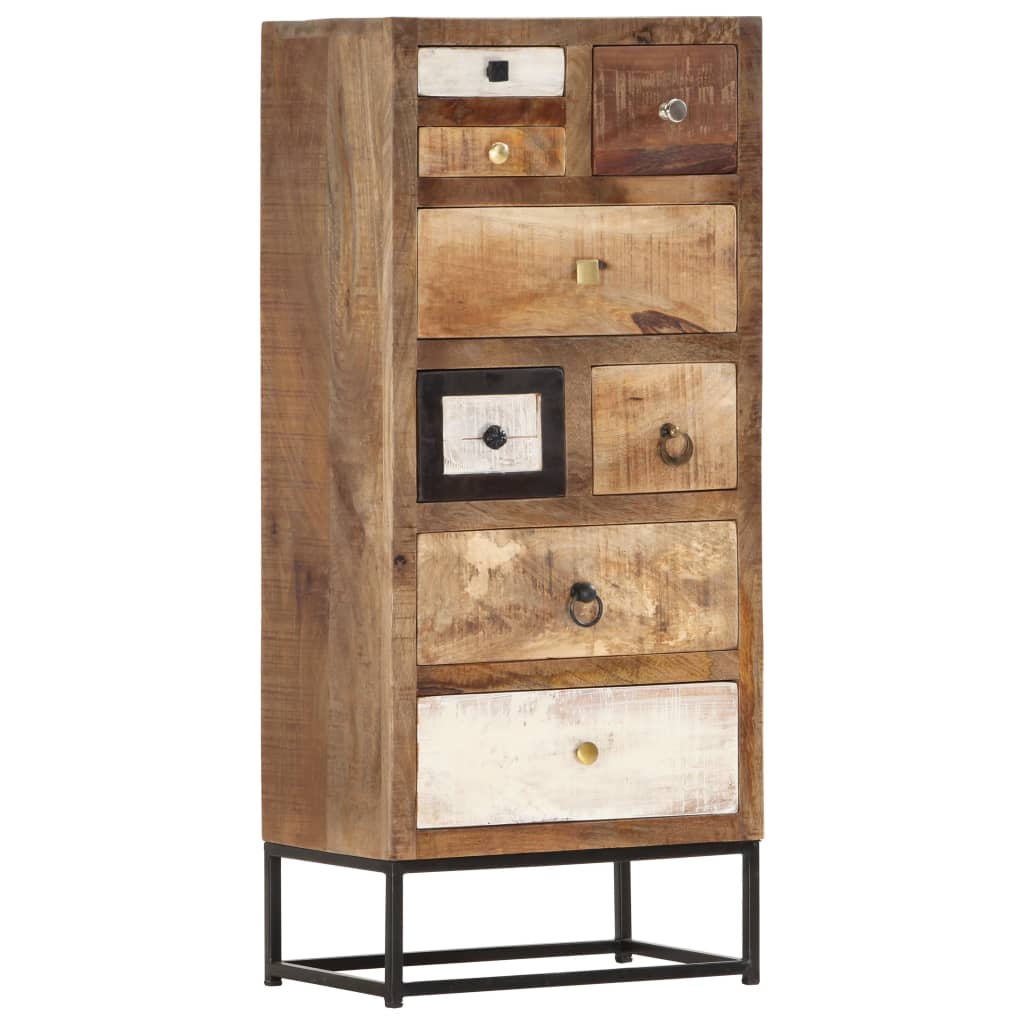 Armoire à tiroirs 45 x 30 x 105 cm Bois de récupération massif Casiers & armoires de rangement vidaXL   