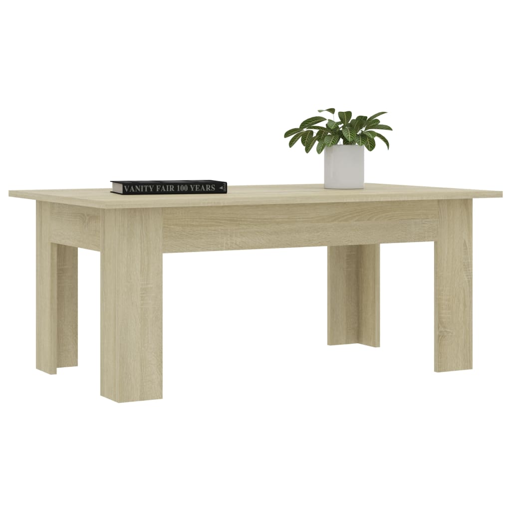 Table basse Chêne sonoma 100x60x42 cm Bois d’ingénierie Tables basses vidaXL   