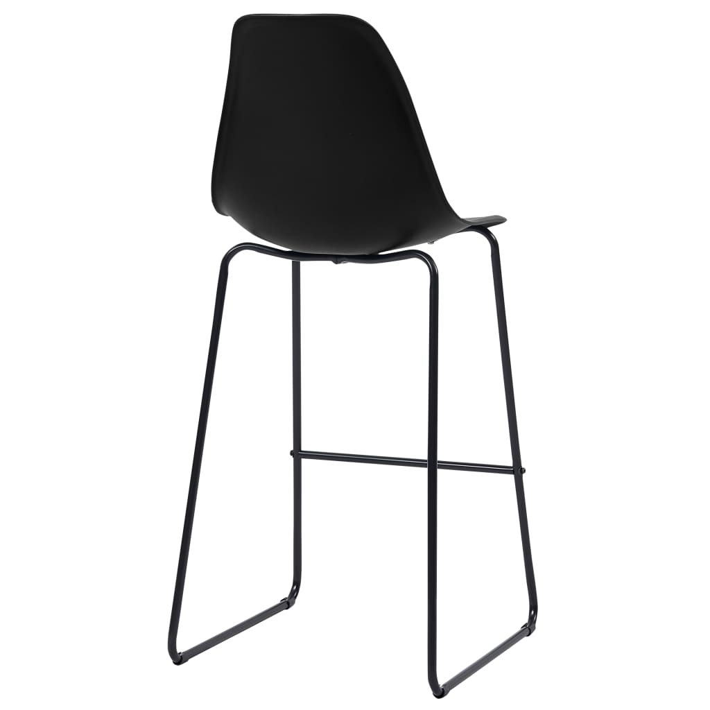 Ensemble de bar 5 pcs Plastique Noir Meubles de salle à manger vidaXL   