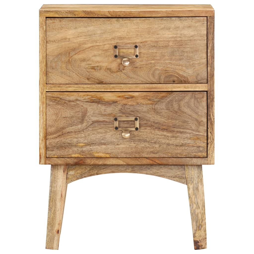 Table de chevet 40x35x55 cm Bois de manguier solide Tables de chevet vidaXL   