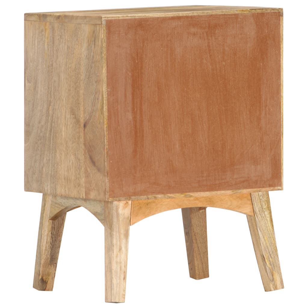 Table de chevet 40x35x55 cm Bois de manguier solide Tables de chevet vidaXL   