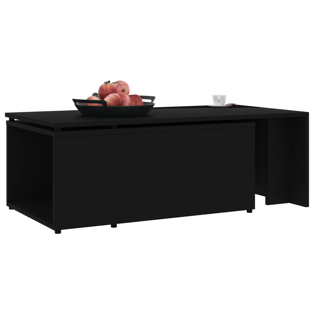 Table basse Noir 150x50x35 cm Bois d'ingénierie Tables basses vidaXL   