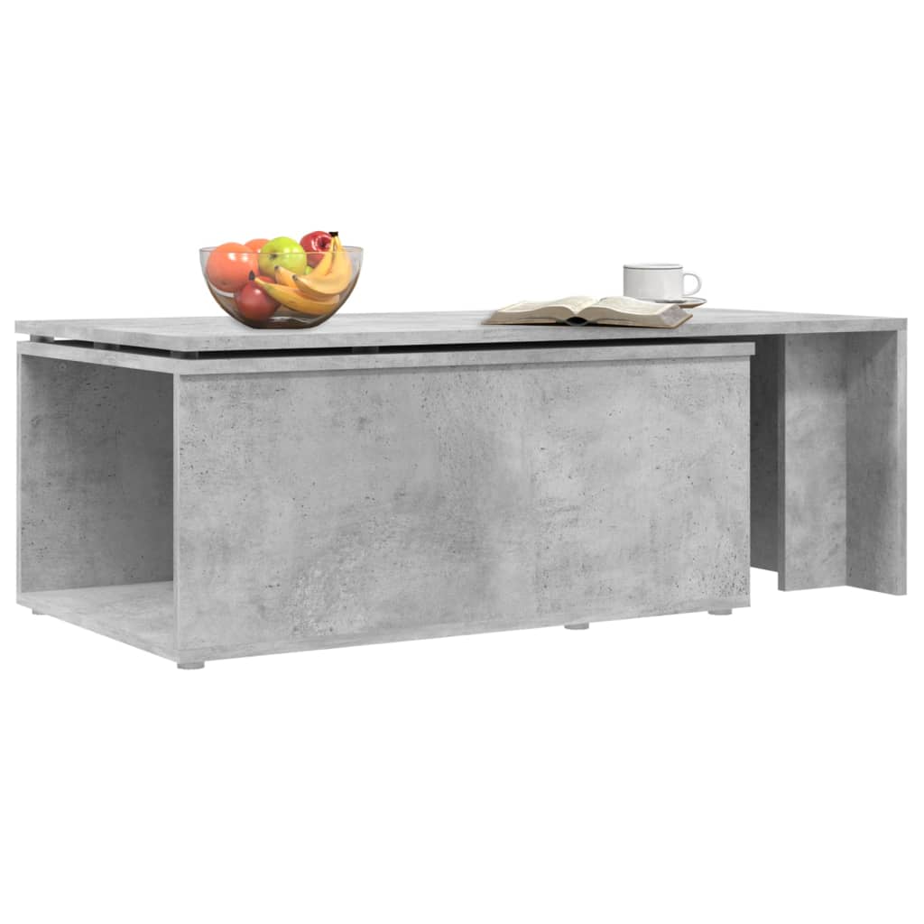 Table basse gris béton 150x50x35 cm bois d'ingénierie Tables basses vidaXL   