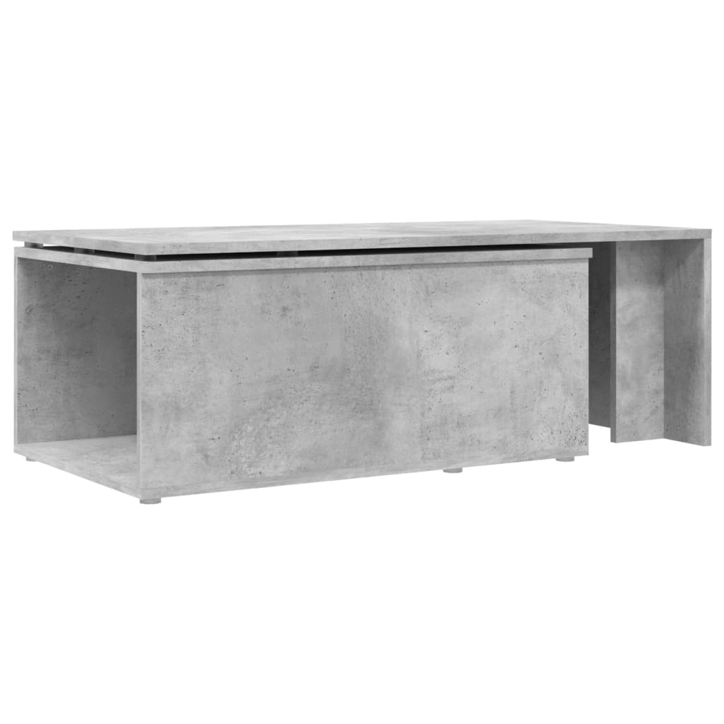 Table basse gris béton 150x50x35 cm bois d'ingénierie Tables basses vidaXL   