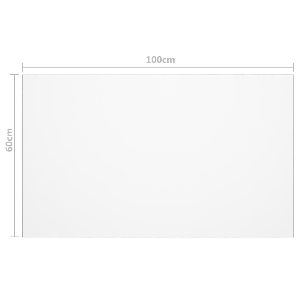 Protecteur de table mat 100x60 cm 1,6 mm PVC Accessoires pour tables vidaXL   