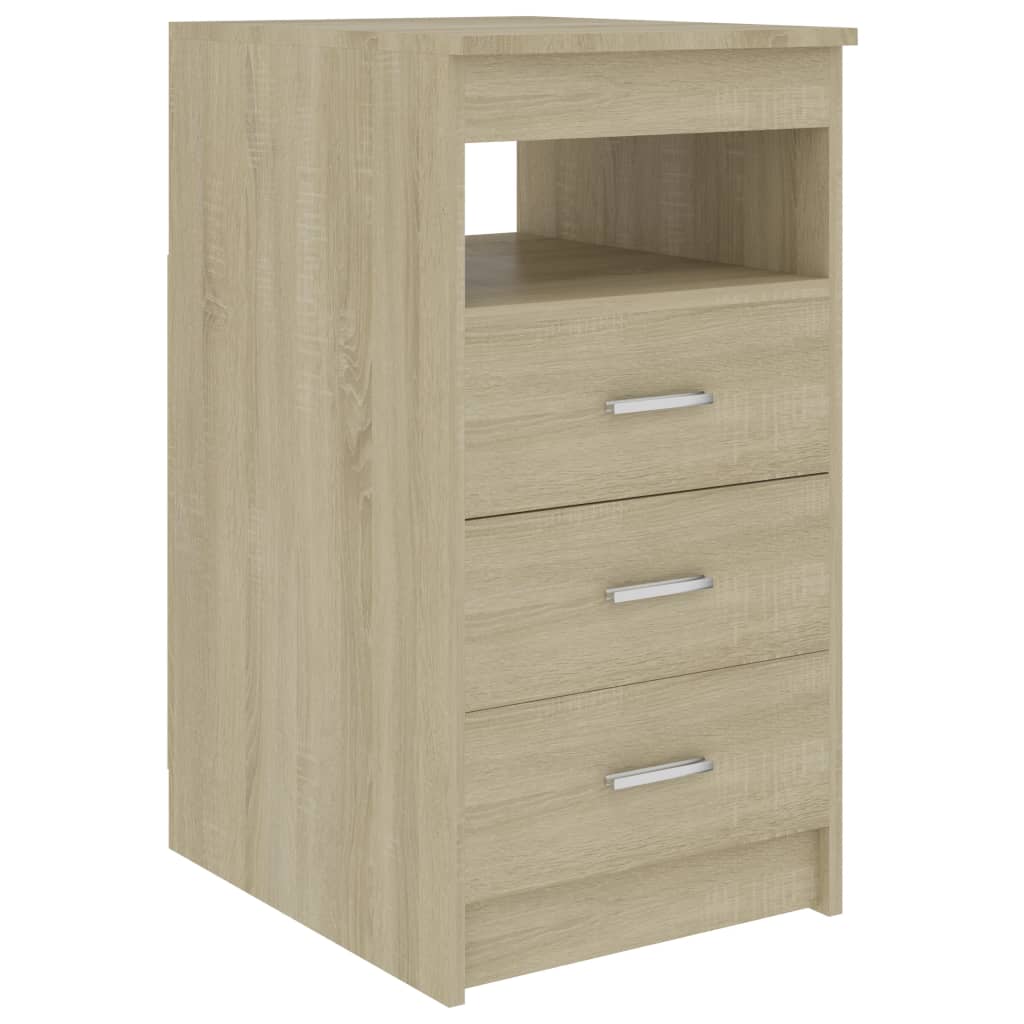 Armoire à tiroirs Chêne sonoma 40x50x76 cm Bois d'ingénierie Casiers & armoires de rangement vidaXL   