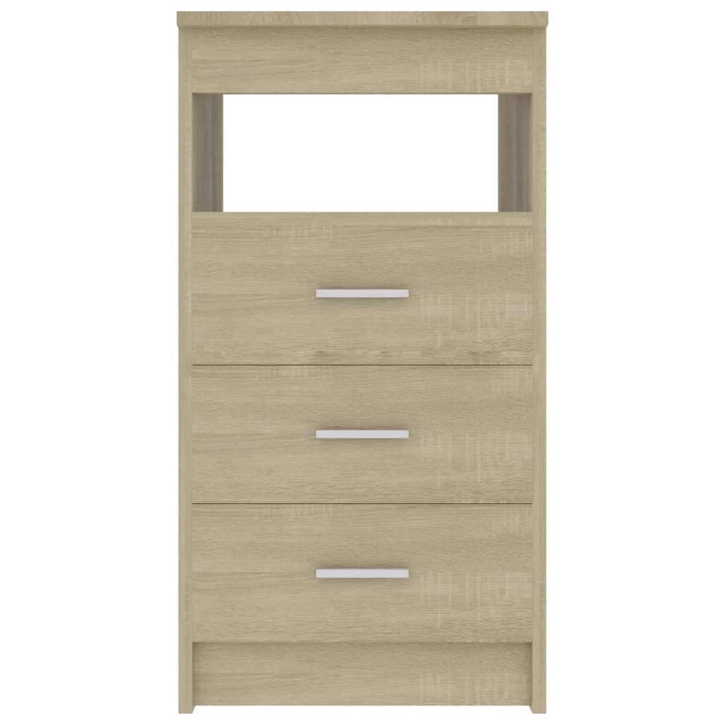 Armoire à tiroirs Chêne sonoma 40x50x76 cm Bois d'ingénierie Casiers & armoires de rangement vidaXL   