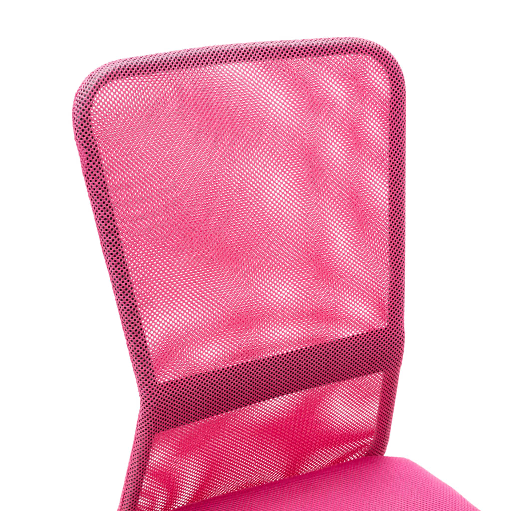 Chaise de bureau Rose 44x52x100 cm Tissu en maille Chaises de bureau vidaXL   