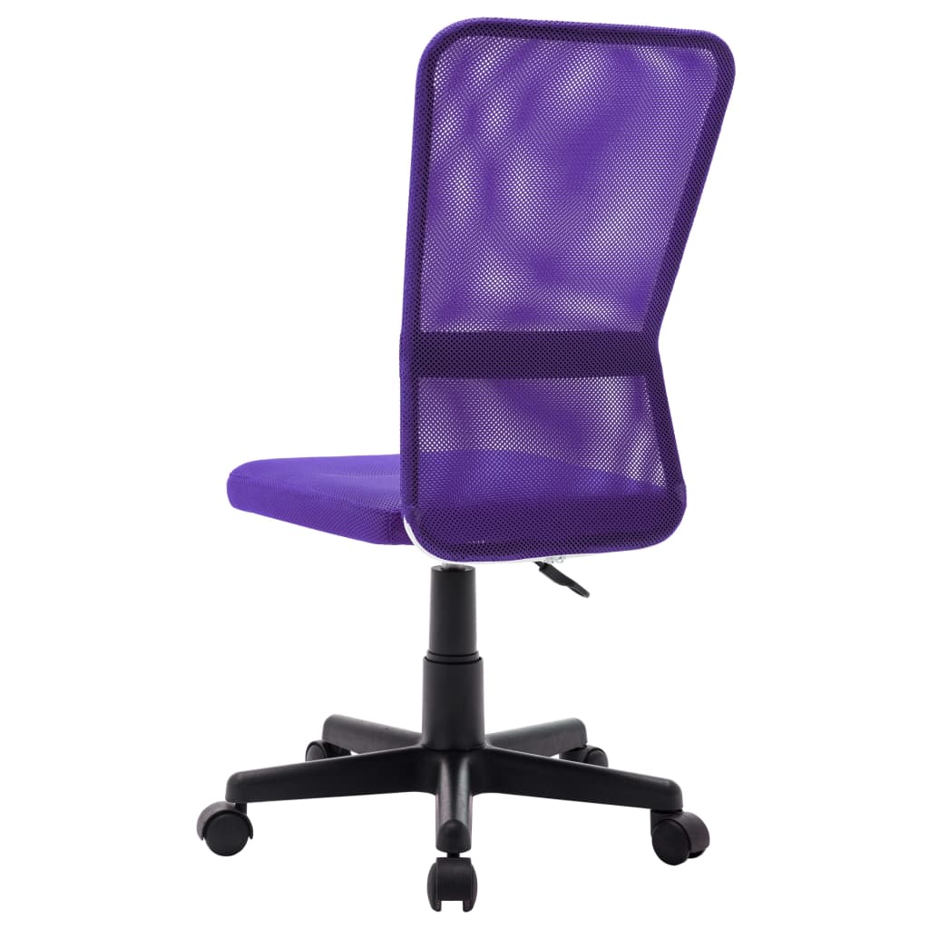 Chaise de bureau Violet 44x52x100 cm Tissu en maille Chaises de bureau vidaXL   