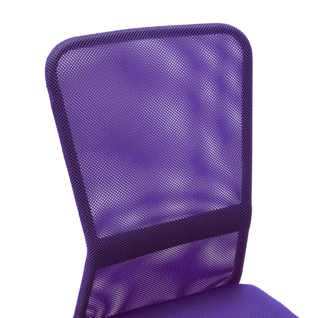 Chaise de bureau Violet 44x52x100 cm Tissu en maille Chaises de bureau vidaXL   