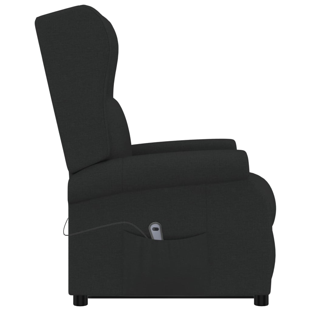 vidaXL Fauteuil Noir Tissu - Xios Store SNC