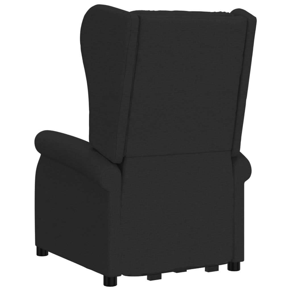 vidaXL Fauteuil Noir Tissu - Xios Store SNC